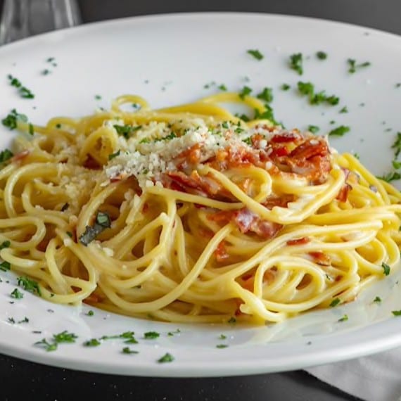 Spaghetti Carbonara.
