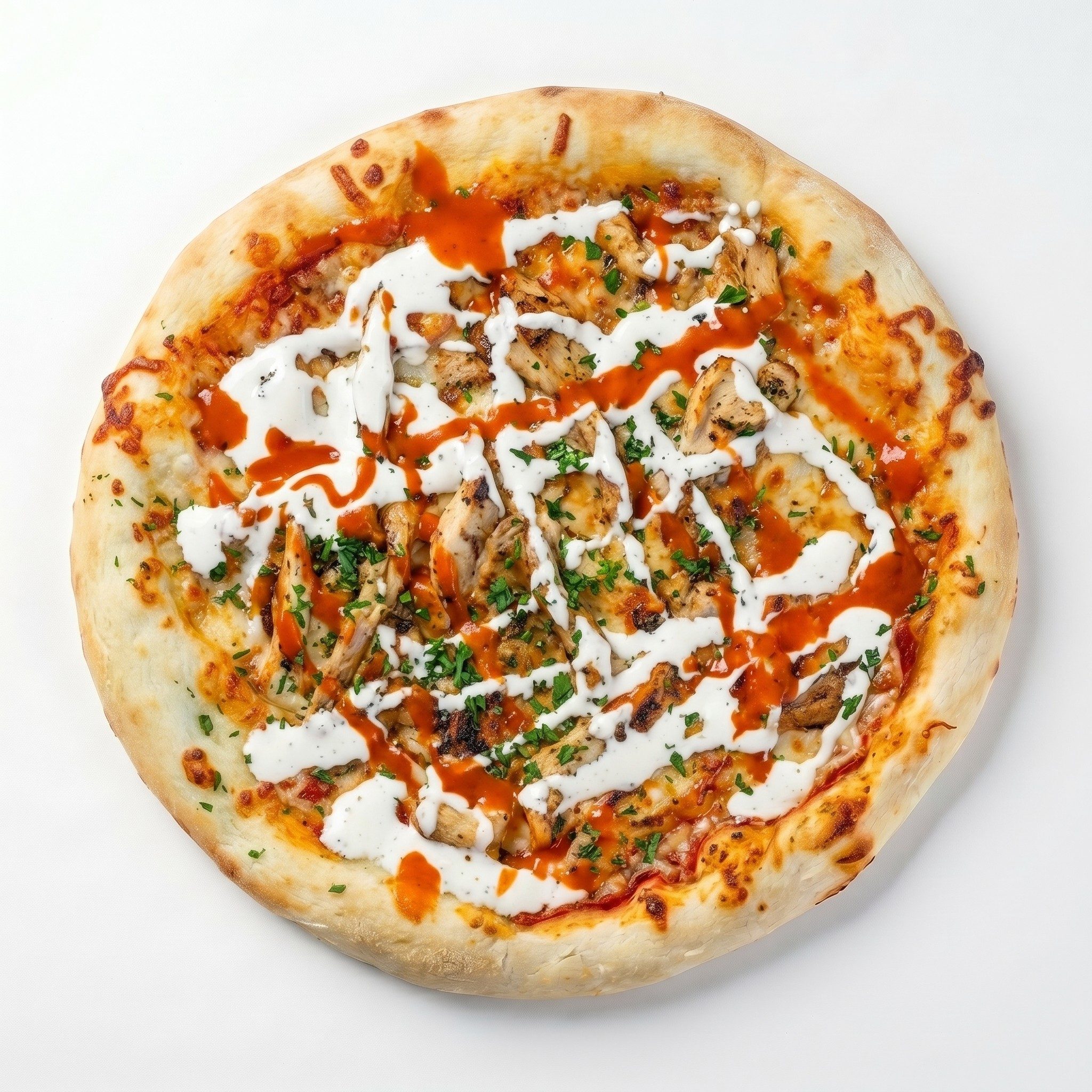 Buffalo Chicken Pizza.